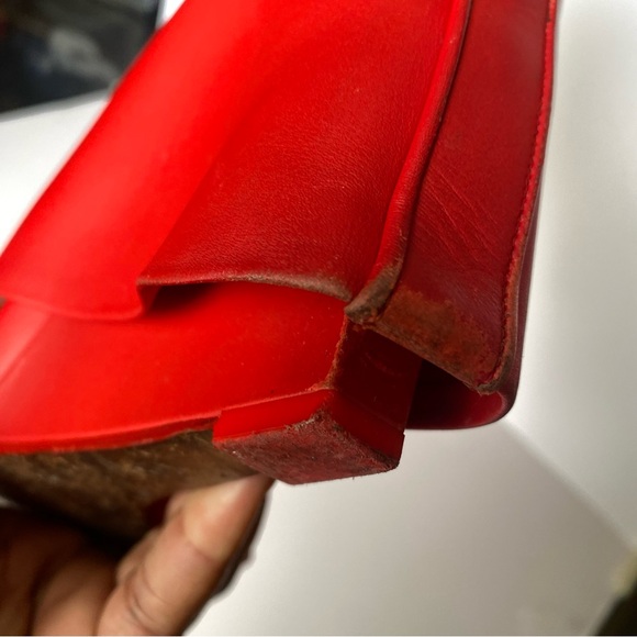 Givenchy Red Ankle Shark Boots - Size 41 - Old Style - Picture 12 of 16